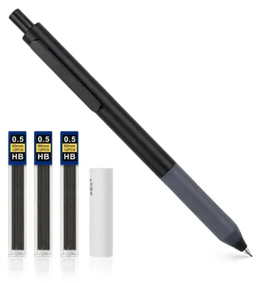 Obrázek produktu pro Sada mechanických tužek 0,5 mm s HB tuhy a gumou