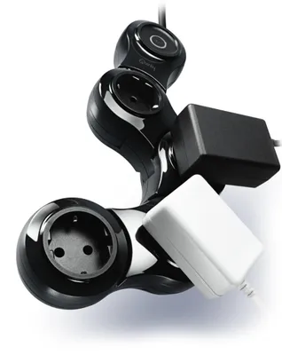 Immagine prodotto di Prese multiple Quirky Pivot Power - Nero