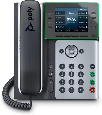 Image de Poly Edge E320 IP Phone and PoE-enabled