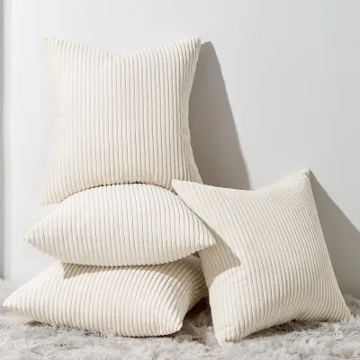 Produktbild von Set von 4 Kissenbezügen aus weichem Material 45x45 cm