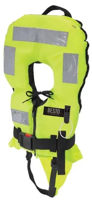 Zdjęcie produktu dla Kamizelka ratunkowa Besto Turnsafe 150N, żółta, 25–40 kg, żółta, 25–40 kg