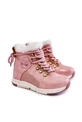 Produktbild von Isolierte Kinderstiefel mit Reißverschluss Big Star KK374177 Rosa 34