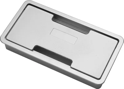 Produktbild von Kunststoff Kabeldurchführung Kabeldurchlaß Kabelauslass Kabelabdeckung Kabeldose Silber