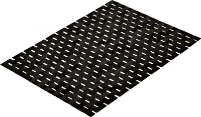 Image de Kleine Wolke Tapis de bain en bambou PALITO Noir 50 x 70 cm