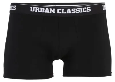 Produktbild von Urban Classics - Boxershorts für Herren(3er-Pack) TN708 (M) (Blau/Orange/Schwarz)