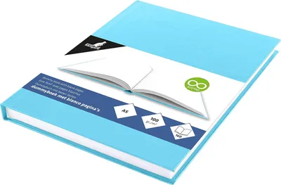 Produktbild von kangaro Skizzenbuch 80 Blatt DIN A5 pastell-blau