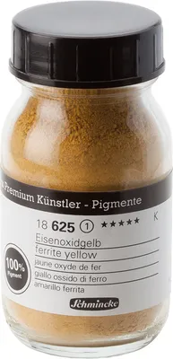 Produktbild von Schmincke 100ml Pigmente Eisenoxidgelb Pigmente 18 625 055
