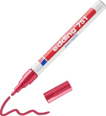 Produktbild von Edding e-751 Lackmarker rot 4-751002