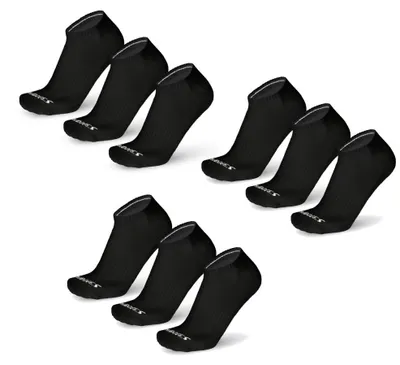 Produktbild von Socken Buddies, Classic Sneaker Buddies, Sneaker Socken, 9 Paar, schwarz, 42-44