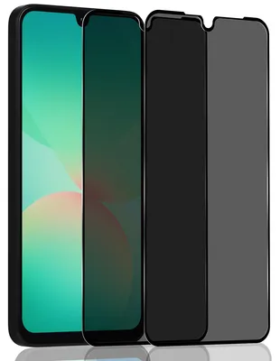 Produktbild von 2-Pack Samsung A26 Displayschutzfolie Privacy - Gehärtetes Glas 9H - Super Qualität 3D