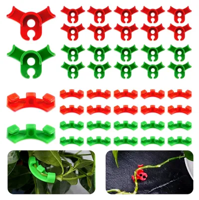 Produktbild von 120 Stück Pflanzenbieger, 90 Grad Winkel Pflanzenclips für das Biegen von Pflanzenstämmen und Ändern der Wuchsrichtung