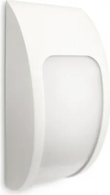 Produktbild von Philips Ecomoods Wandleuchte 169173116, Wandbeleuchtung für den Außenbereich, Weiß, Aluminium, IP44, Garten, Terrasse, II