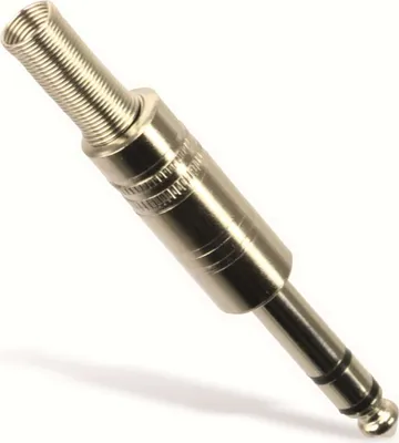 Zdjęcie produktu dla Wtyk jack, 6,35 mm, stereo, metalowy
