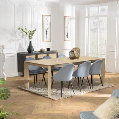 Produktbild von MAXENCE – Ausziehbarer rechteckiger Esstisch 220/320 cm aus Eichenholz