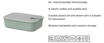 Productafbeelding van Mepal set easyclip 3-teilig (2 x 700 ml + 1500 ml) - nordic white 242 x 172 x 148 106181032500