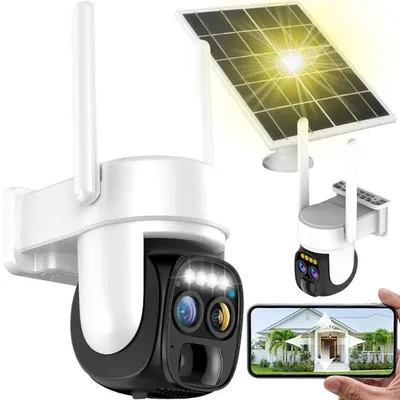 Obrázok produktu pre Verk 06361 Bezdrôtová kamera so solárnym napájaním WiFi 2,4 GHz / 5 GHz, IP66