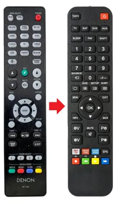 Produktbild von Fernbedienung geeignet für DENON RC-1253