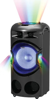 Produktbild von Akai DJ-BY4L, 2-Wege, 120 W, Schwarz, LED, AC, Akku, Gleichstrom, 12 V