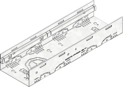 Produktbild von Hauraton Dachfix Steel 155 Entwässerungsrinne Rinnenunterteil Typ 75 500 mm x 155 mm x 75 mm