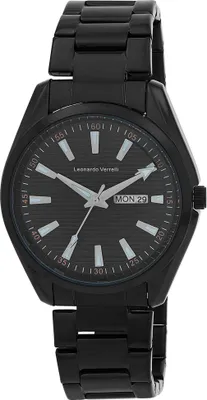 Produktbild von Leonardo Verrelli Herrenuhr mit Edelstahlarmband, Ø 42 mm