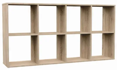 Obrázok produktu pre Selsey Malax - Otvorená stojaca polica, 8 priehradiek, dub Sonoma, 147 cm
