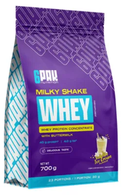 Produktbild von 6Pak Nutrition Milky Shake Whey-700g Vanilla Ice-Cream