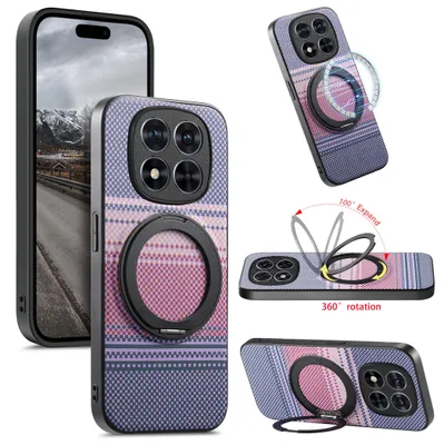Image de Coque de protection magnétique MagSafe pour Xiaomi Redmi Note 15 Pro 5G, avec protection de l'appareil photo, couleur violette