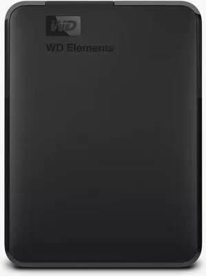 Produktbild von Western Digital Elements Portable, 4 TB, 2.5", 3.2 Gen 1 (3.1 Gen 1), Schwarz