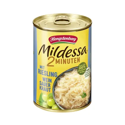 Image de Hengstenberg Mildessa Choucroute au vin et Riesling en boîte 400g