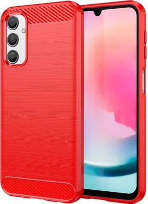 Produktbild von König Design Hülle kompatibel mit Kunststoff Soft Handyhülle - Handy Case Rot
