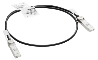 Produktbild von HPE Aruba Networking 10G SFP+ to SFP+ 1m Direct Attach Copper Cable, 1 m, SFP+, SFP+
