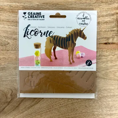 Image de Maquette 3D en carton - Licorne