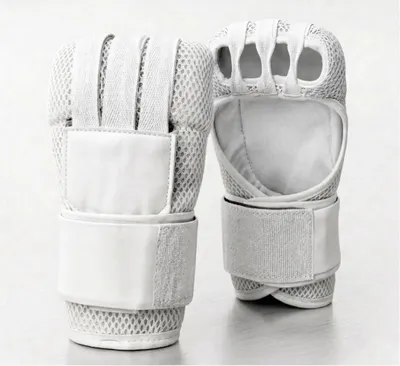 Produktbild von alpas Fast Wraps Boxbandagen Weiß I Quick Wrap Innenhandschuhe mit Knöchelschutz I Bandagen für Boxen, MMA, Muay Thai I Schnelles Anziehen