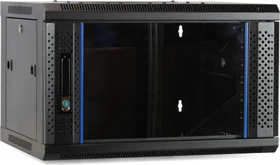 Obrázok produktu pre 4 U serverová skriňa, nástenná skriňa, so sklenenými dverami (ŠxHxV) 600 x 450 x 280 mm