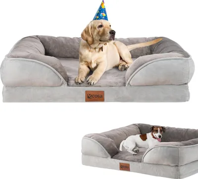 Produktbild von Ecosa Orthopädisches Hundebett 71 x 58 x 18 cm Wasserfest Anti-Rutsch-Boden Bezug Abnehmbar, maschinenwaschbar