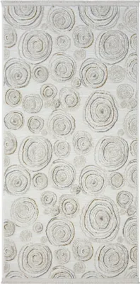 Produktbild von MY-RUG Teppich,Bella, 150x80, Kurzflor-Teppich, creme weiß, weich, gemütlich, mit schönem Muster, flachgewebt, rechteckig