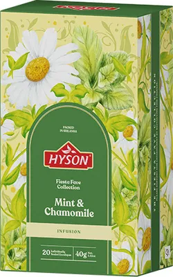 Produktbild von HYSON Minze & Kamille 30g (20 Beutel, Kräutertee)