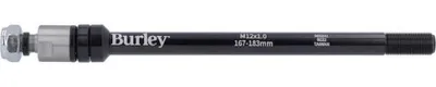 Produktbild von Burley Steckachse für Anhänger M12x1.0. 167-183 mm Schwarz - sichere Kupplung...