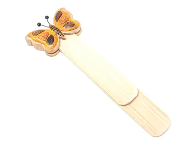 Produktbild von Holz-Lesezeichen - Schmetterling groß - 12,5 cm