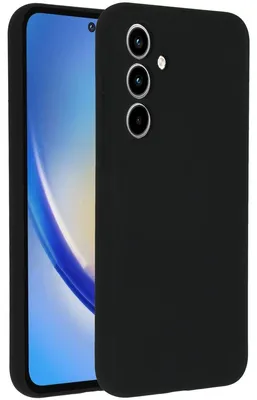 Produktbild von Accezz Liquid Silikoncase Samsung Galaxy A35 - Schwarz