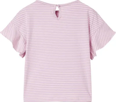 Produktbild von vidaXL Kinder-T-Shirt mit Rüschenärmeln Lila 104