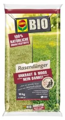 Produktbild von COMPO Rasendünger Unkraut & Moos Nein Danke! 10 kg für 200 m2, 26363