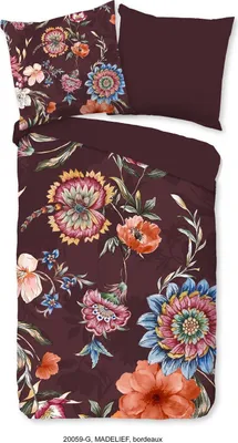 Immagine prodotto di Biancheria da letto Good Morning Renforcé 155 X 220 cm + 1 x 80 X 80 cm Madelief rosso
