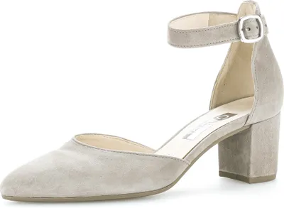 Produktbild von Gabor Comfort Spangenpumps - Beige Leder Größe: 40.5 Normal