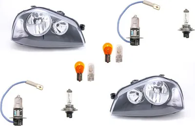 Produktbild von Scheinwerfer passend für Seat Arosa 6H 00-04 Leuchtmittel Satz L R 6H1941029 6H1941030 Johns