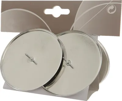 Produktbild von Kerzenhalter 4er-Set Metall 5x8cm silber