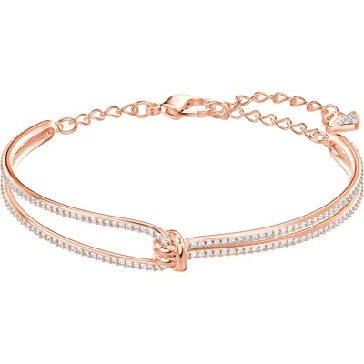 Produktbild von Swarovski Armreif 5390818 Lifelong  weiß, rosé vergoldet
