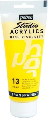 Immagine prodotto di Vernice acrilica trasparente - Giallo - 100 ml