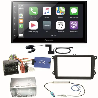 Produktbild von Pioneer SPH-DA250DAB Bluetooth DAB+ Einbauset für Golf 5 6 Passat 3C B7 Touran