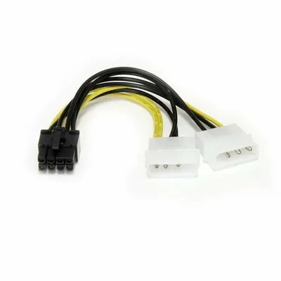 Produktbild von StarTech.com 15cm LP4 auf 8-Pin PCI Express Grafikkarten Stromkabel